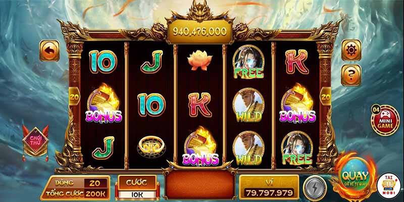 Tây Du Ký 123B: Hành Trình Tìm Kho Báu Thần Tiên 3 Cách thức hoạt động của slot game